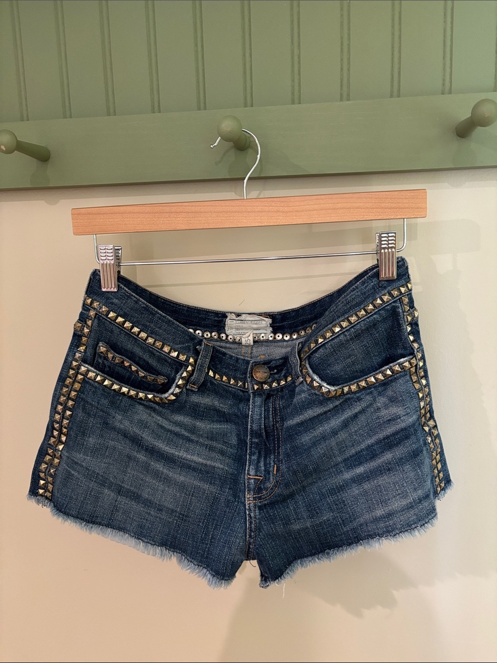 Current Elliot Studded Shorts
